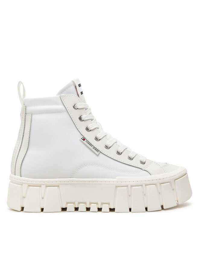 

Кеды Tommy Jeans Tjw Vulc Flatform Mc Mix Media, экрю
