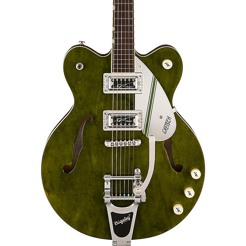 Электрогитара Gretsch Guitars G2604T Limited-Edition Streamliner Rally II Center Block Double-Cut With Bigsby Electric Guitar Green