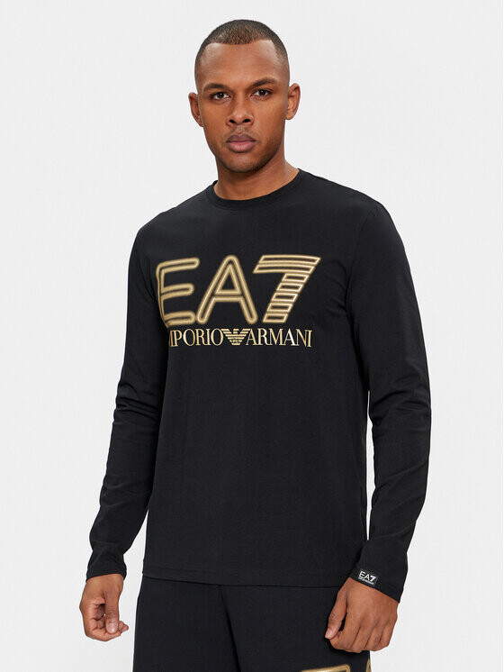 

Классический крой с длинными рукавами Ea7 Emporio Armani, черный