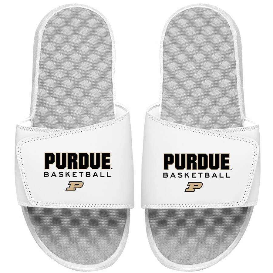 

Шлепанцы ISlide Purdue Boilermakers, белый