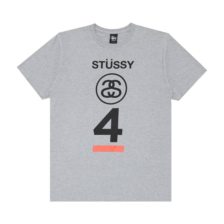 

Футболка Stussy 4 Stack 'Grey Heather', серый