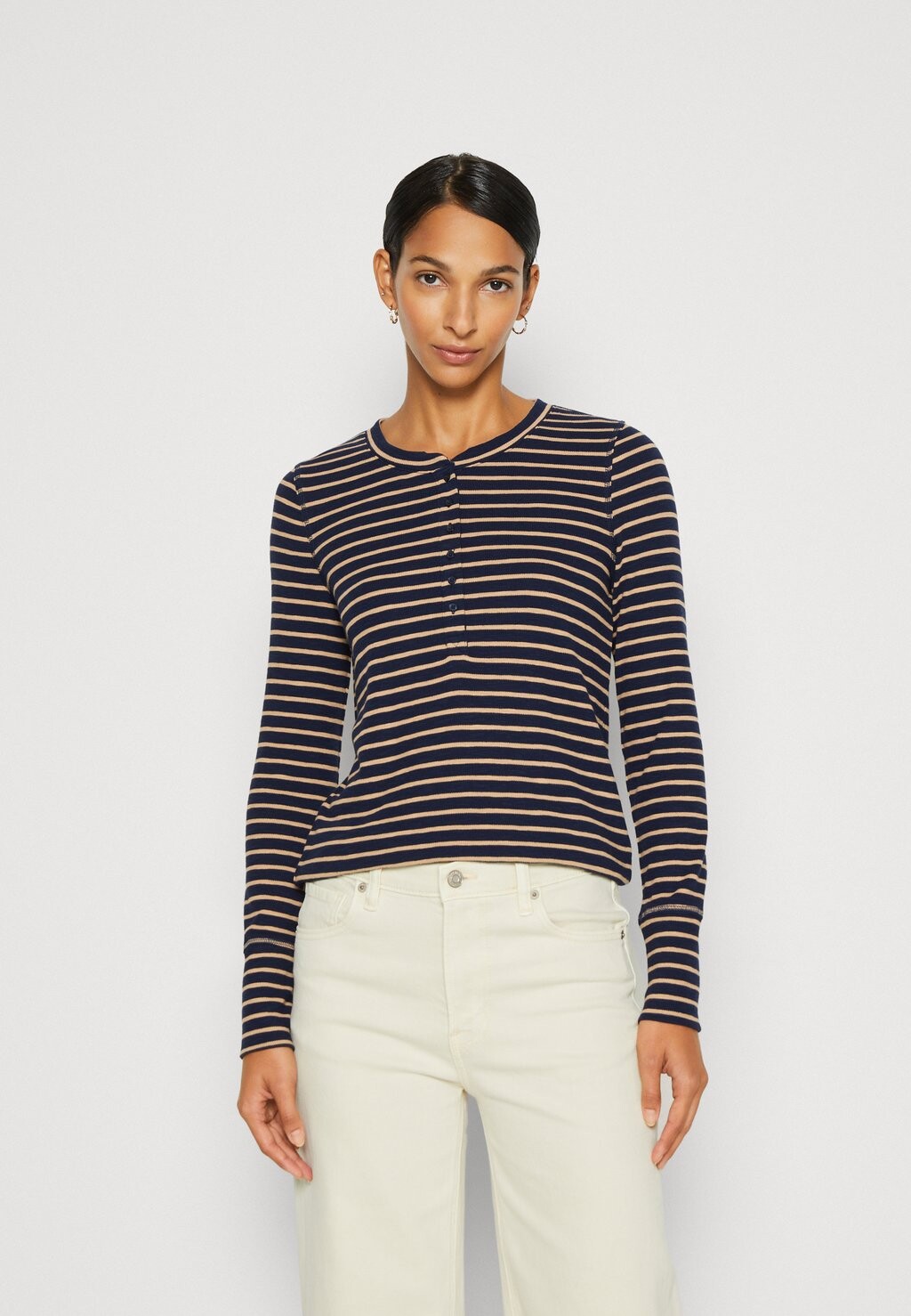 

Рубашка с длинным рукавом CANYON GAP, цвет navy khaki stripe