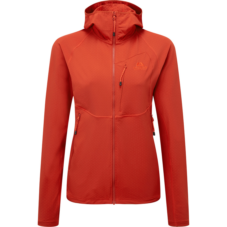 куртка мужская ветрозащитная мягкая с капюшоном Женская куртка с капюшоном Arrow Mountain Equipment, красный