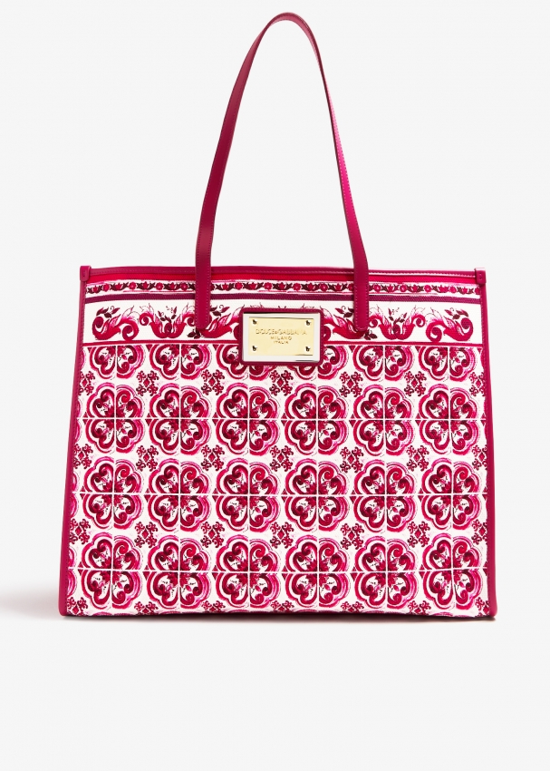 цена Сумка-тоут Dolce&Gabbana Large Shopper, рисунок