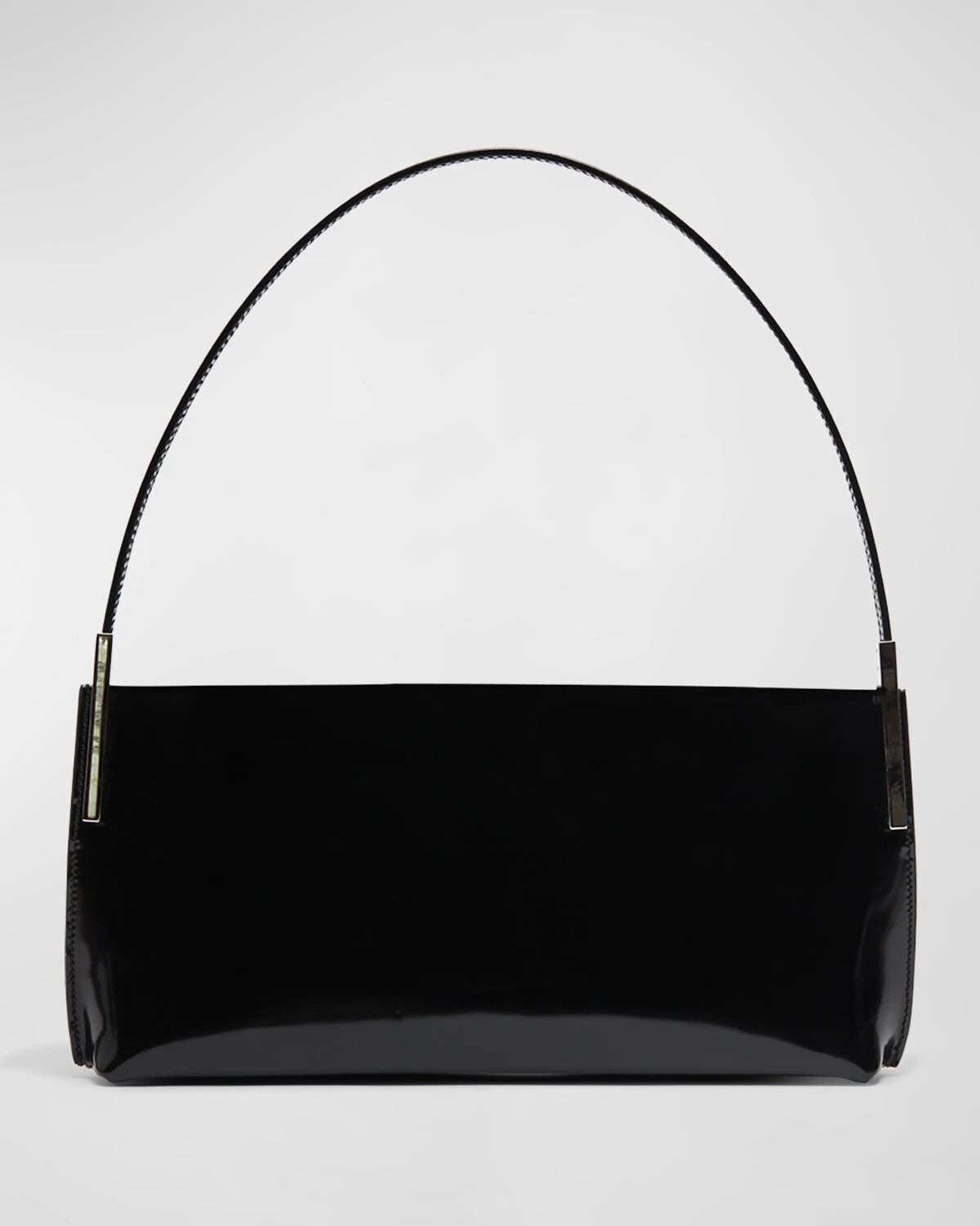 

Маленькая сумка через плечо Suzanne из лакированной кожи Saint Laurent, черный