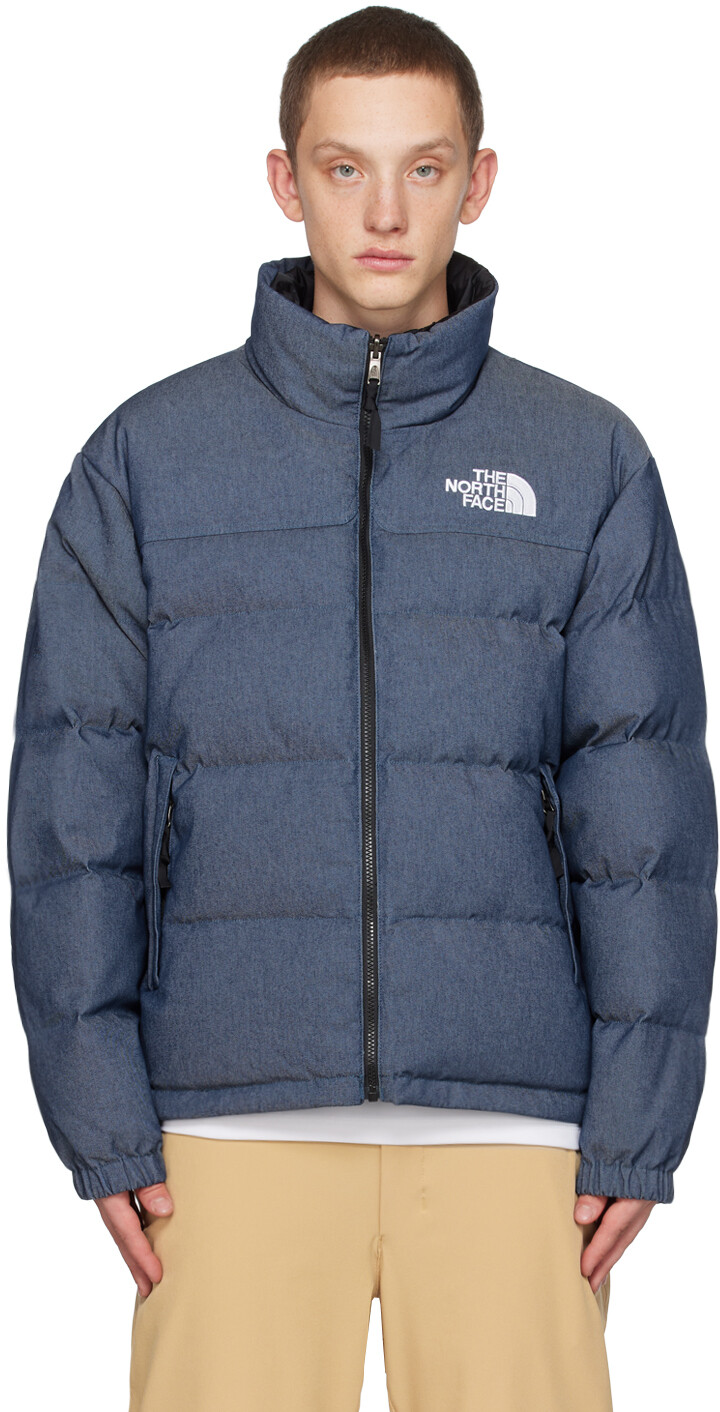 

Синий 92 Двусторонний пуховик Nuptse Джинсовый синий/Tnf черный The North Face