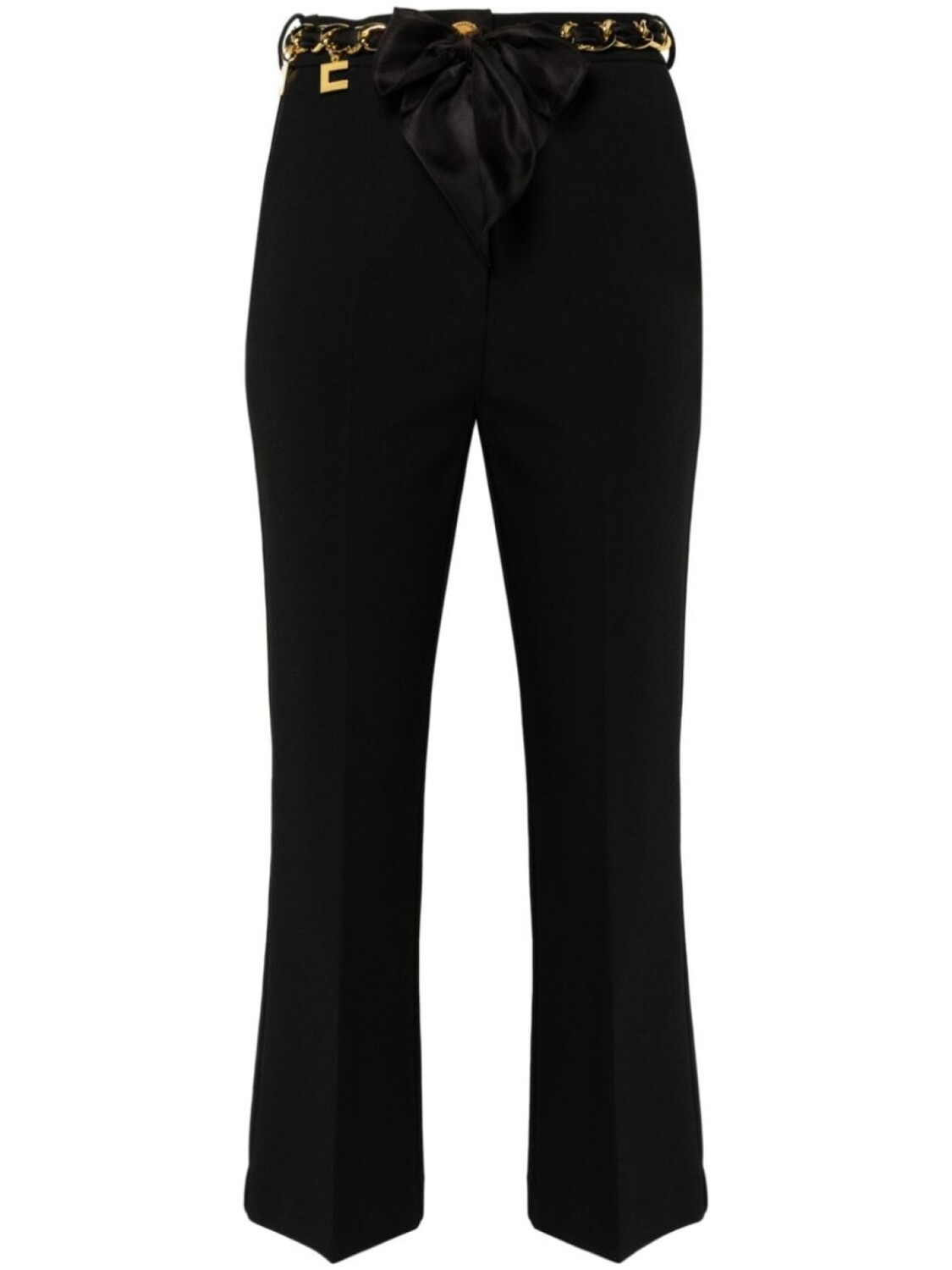 

Elisabetta Franchi брюки bootcut с поясом, черный