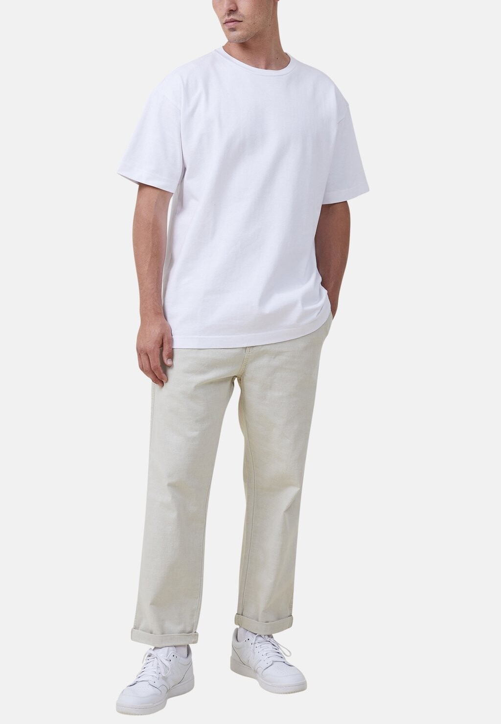 

Брюки карго Elastic Worker Cotton On, бежевый