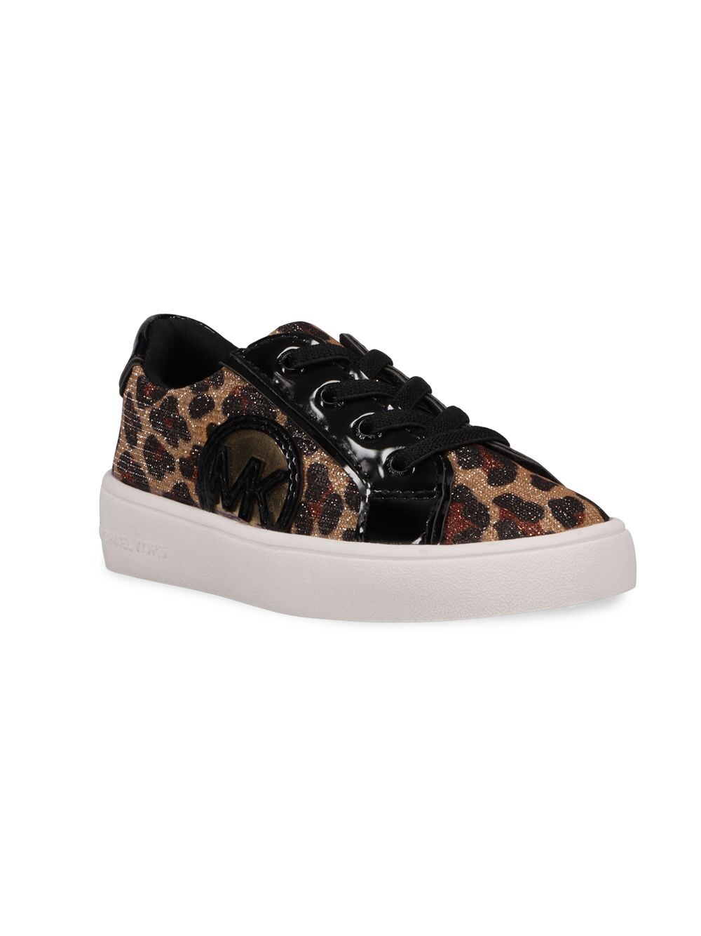 

Кроссовки с блестками и леопардовым принтом для маленькой девочки Michael Kors Kids