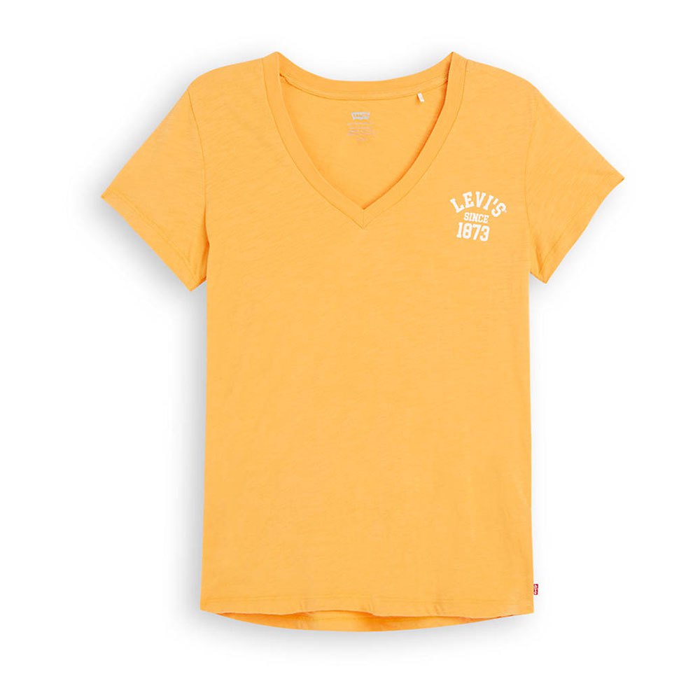 Футболка Levi´s Graphic Perfect Vneck, желтый футболка levi´s graphic perfect vneck желтый