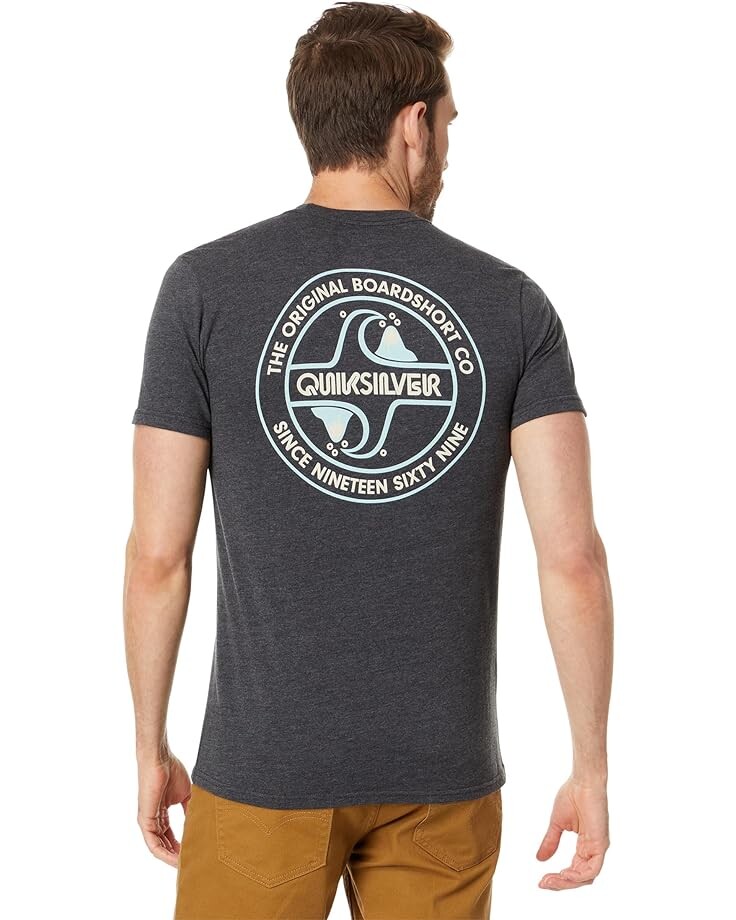 

Футболка Quiksilver Circle Back Short Sleeve Tee, цвет Charcoal Heather