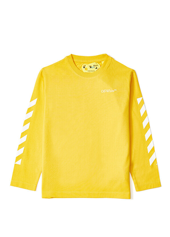 

Желтая футболка с логотипом для мальчика Off-White, Желтый