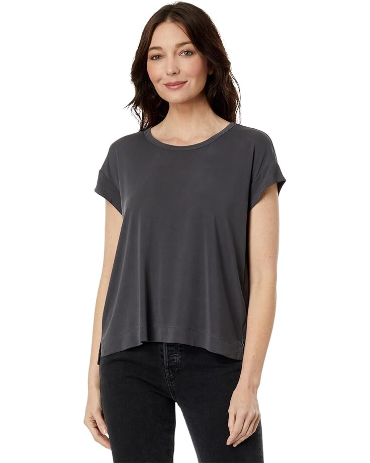 

Футболка Splendid Arlo Sandwash Jersey Crew, цвет Lead