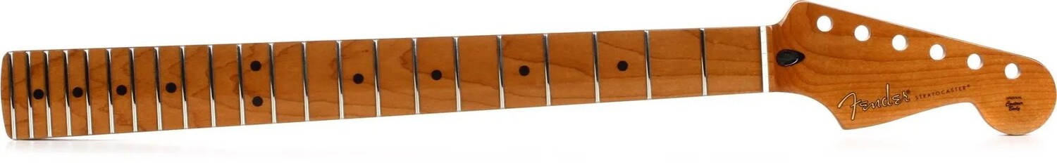 

Сменный гриф Stratocaster из жареного клена, плоский овальный гриф - кленовая накладка на гриф