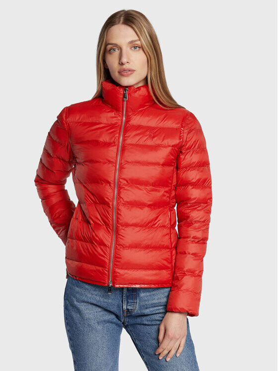 

Пуховик стандартного кроя Polo Ralph Lauren, красный