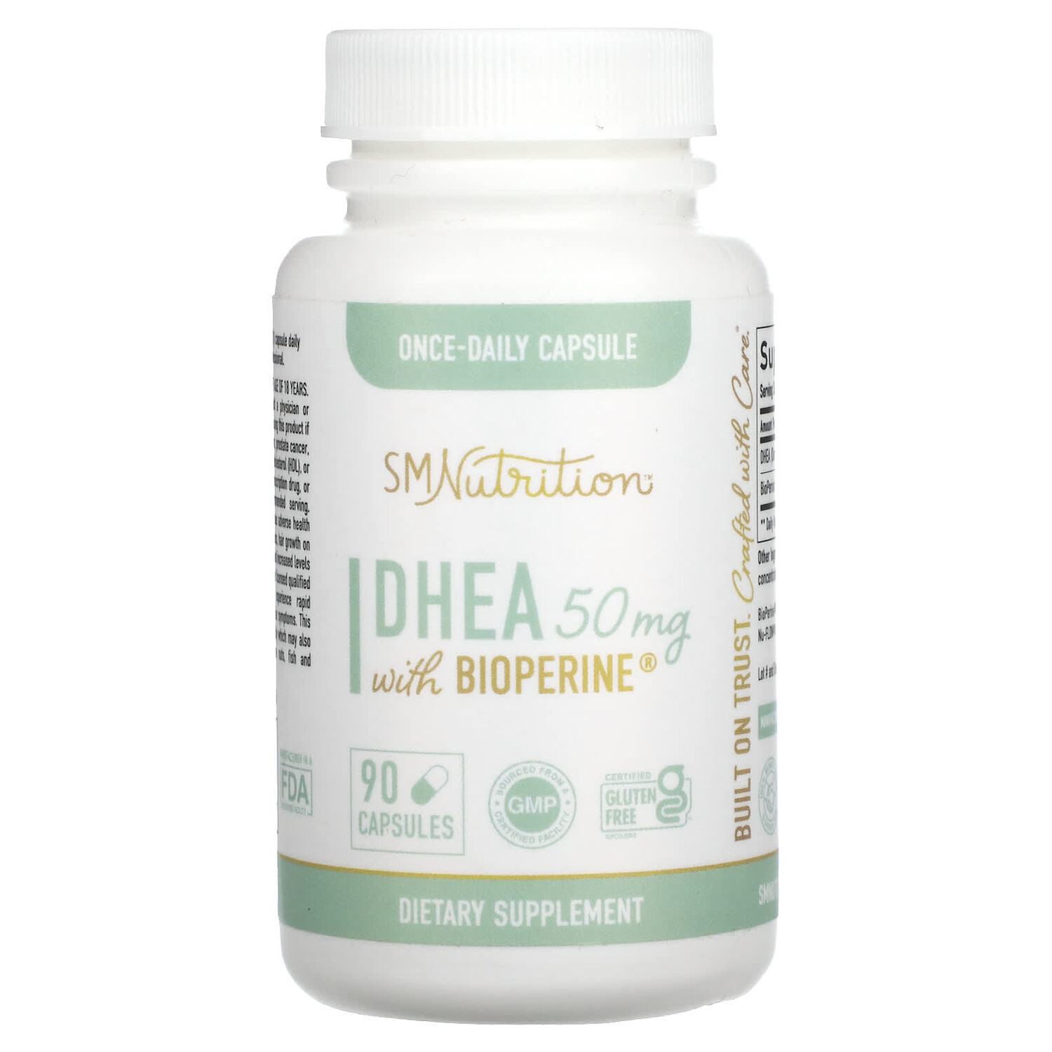 

DHEA with Bioperine , 50 mg , 90 Capsules, SMNutrition