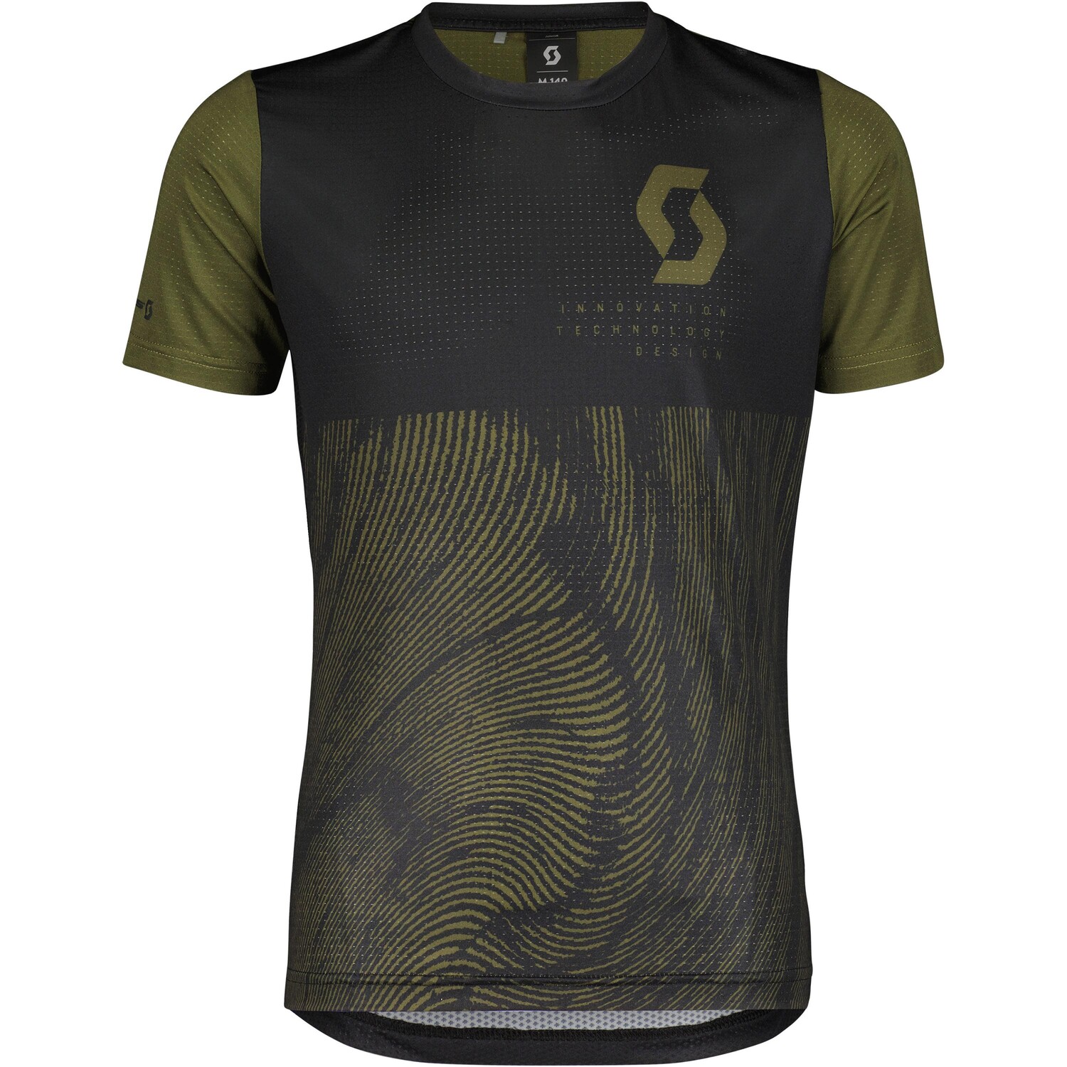 

Лонгслив SCOTT Trail Vertic 10, цвет black fir green
