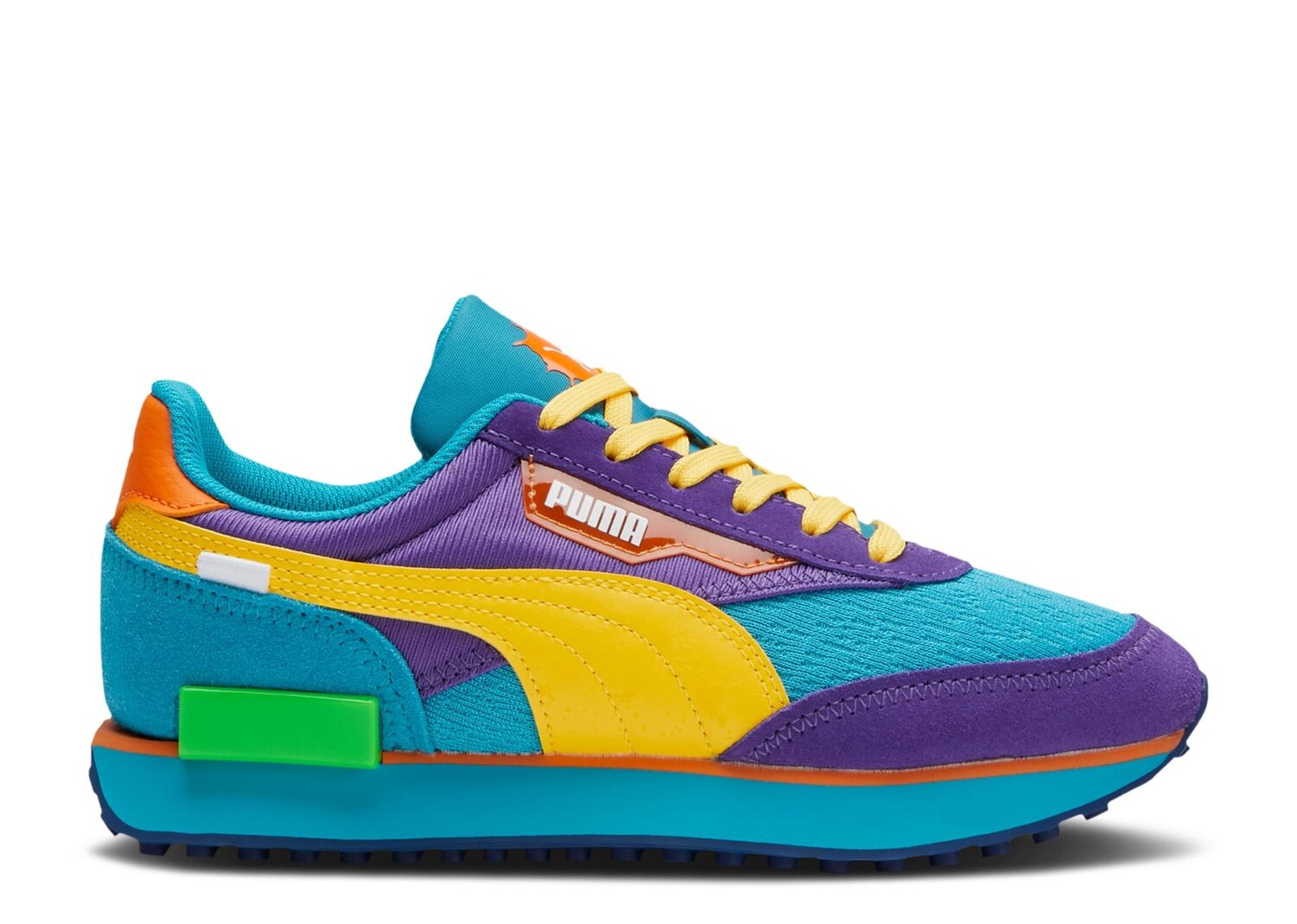 

Кроссовки Puma Rugrats X Future Rider Jr 'Caribbean Sea Ultra Yellow', разноцветный