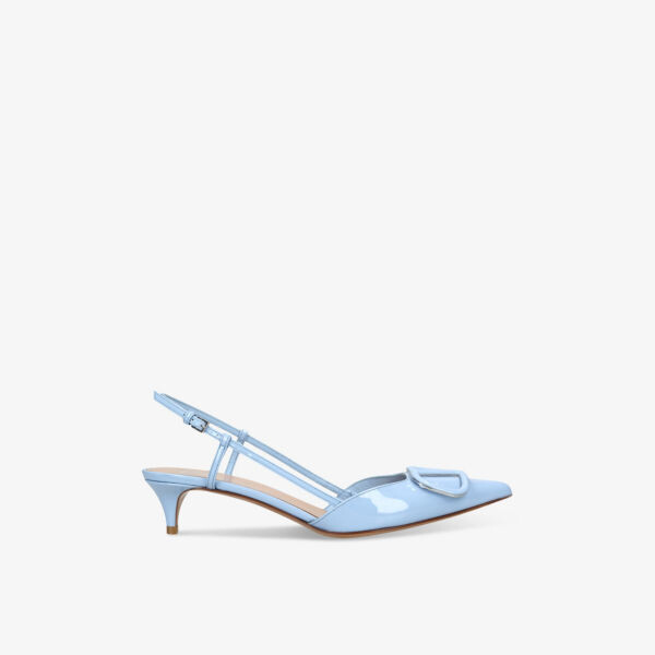 

Vlogo 40 лакированные туфли с открытой пяткой Valentino Garavani, синий