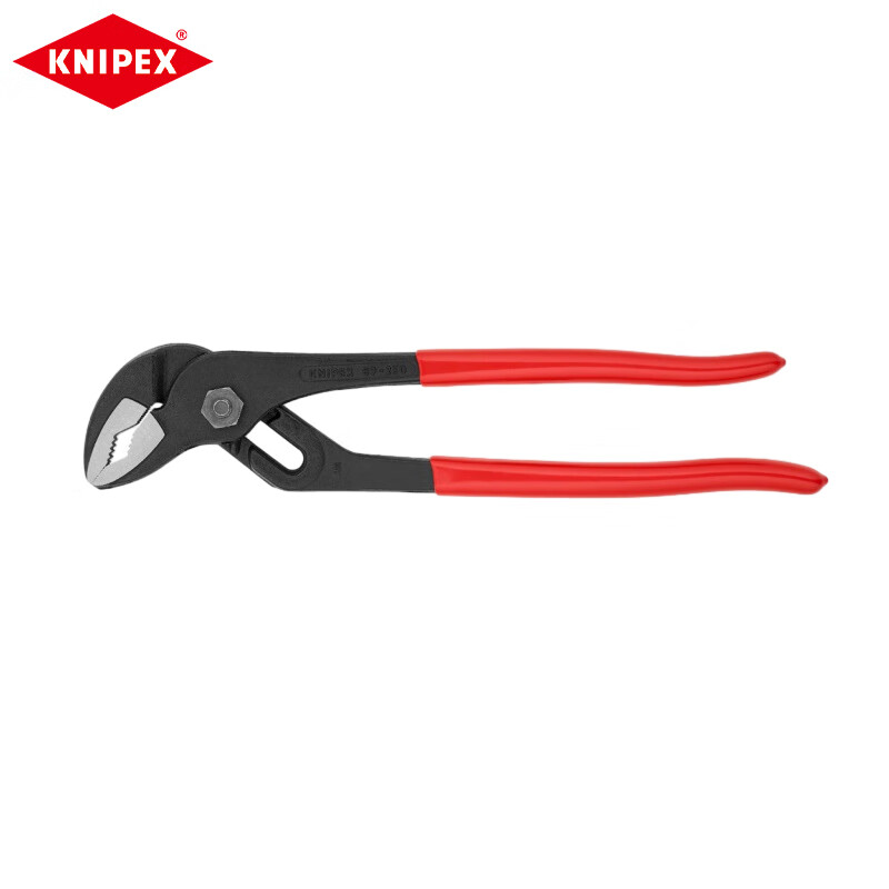 Щипцы для водяных насосов KNIPEX, 250 мм, с пластиковой ручкой, черные плоскогубцы, корпус, регулируемые самоконтрящиеся клещи для труб, инструмент для снятия гайки 89 01 250