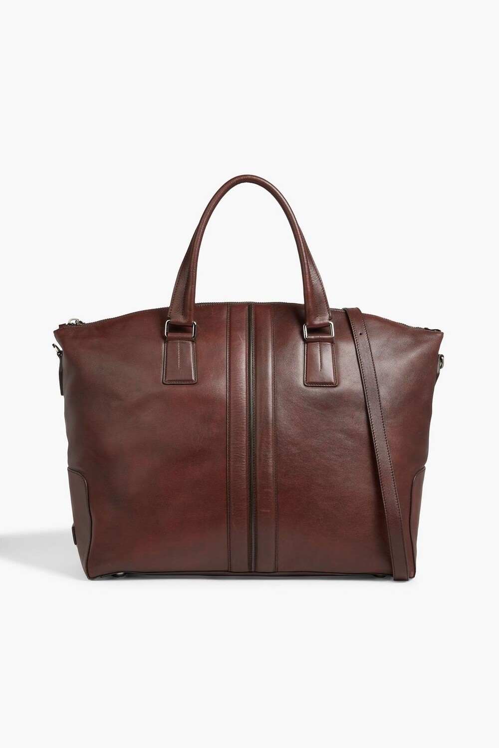 

Кожаная сумка выходного дня TOD'S, мерло