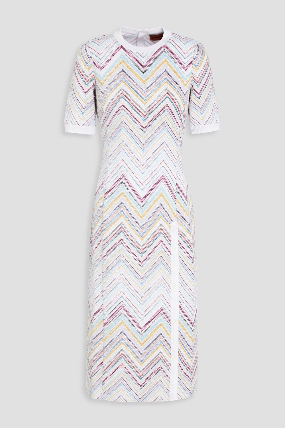 

Платье крючком, украшенное пайетками Missoni, белый