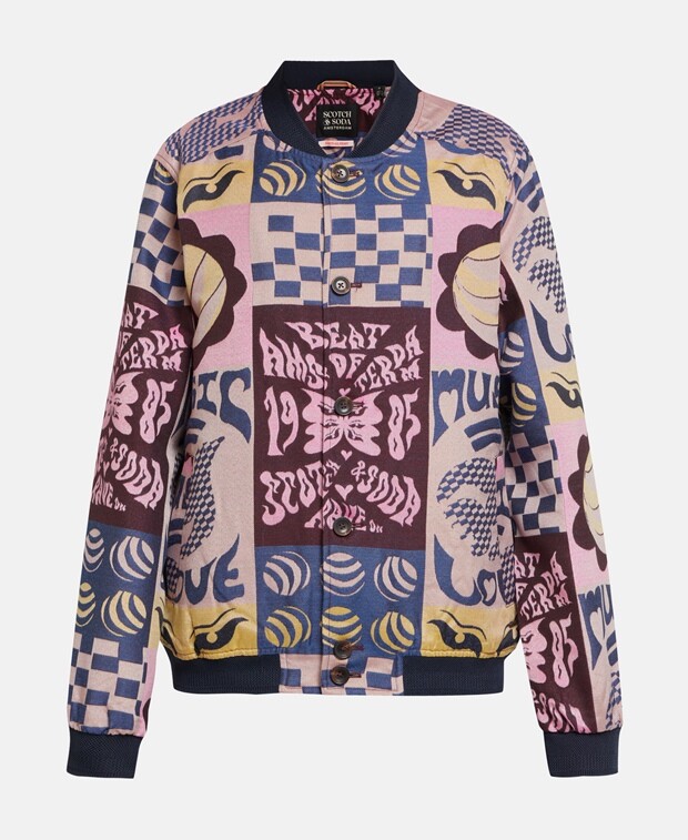 

Блузон Scotch & Soda, розовый
