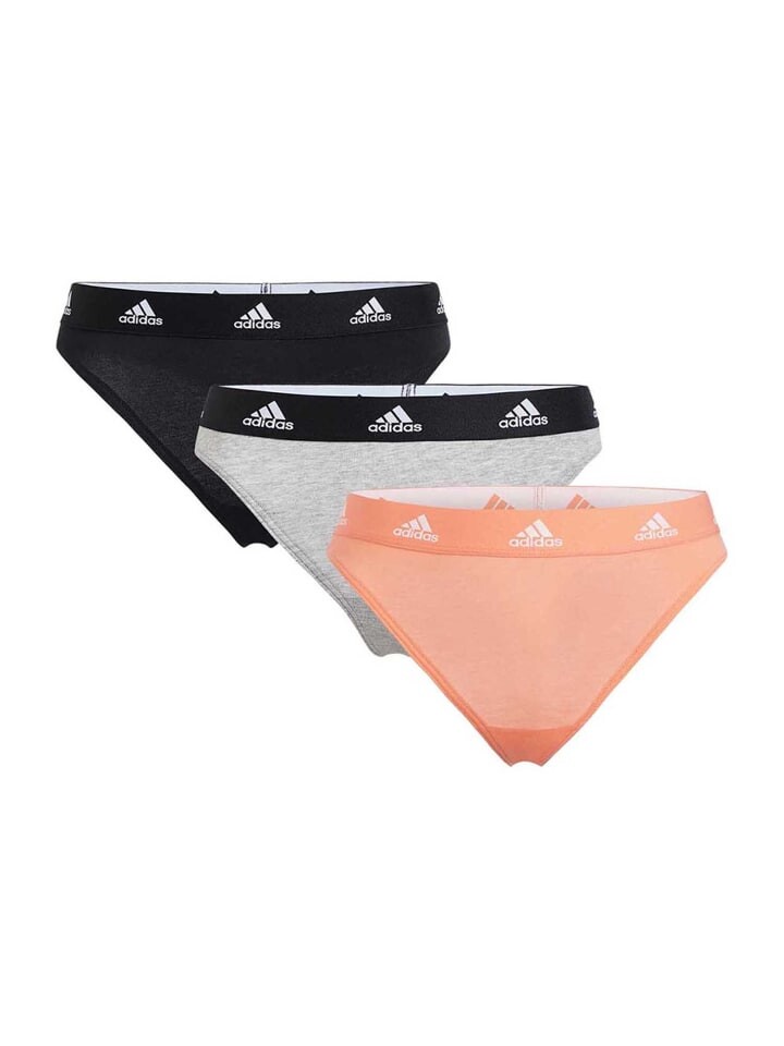 

Стринги adidas, цвет schwarz, grau, koralle