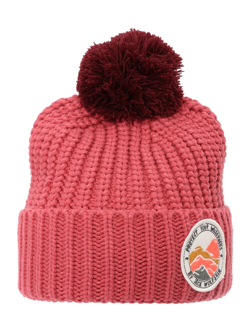 

Спортивная шляпа Jack Wolfskin POMPOM BADGE, фуксия