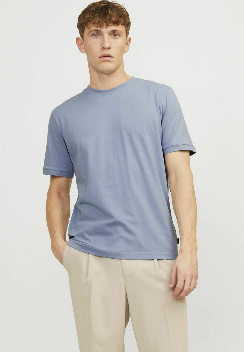 

Базовая футболка Rundhals Jack & Jones, цвет troposphere
