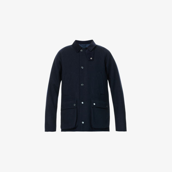 

Шерстяная куртка Bedale с накладными карманами Barbour, зеленый