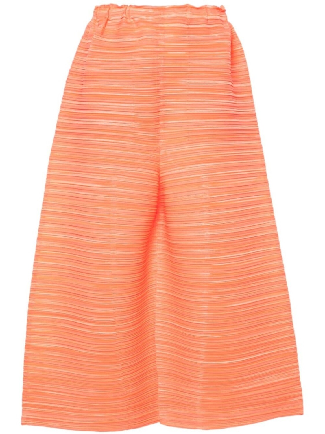 

Pleats Please Issey Miyake укороченные брюки Sheer Bounce, оранжевый