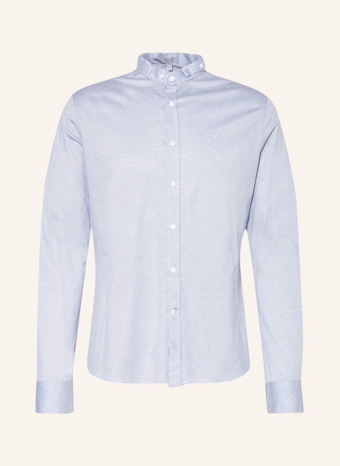 

Рубашка Gottseidank LENZ Extra Slim Fit mit Stehkragen, светло-синий