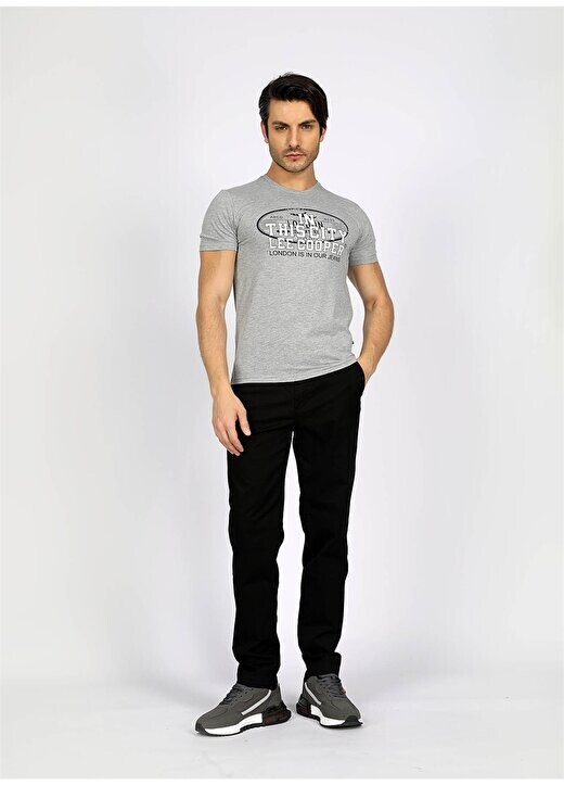 

Черные мужские брюки чинос с нормальной талией 242 LCM 221016 NEW CHINO 2 BLACK Lee Cooper, черный