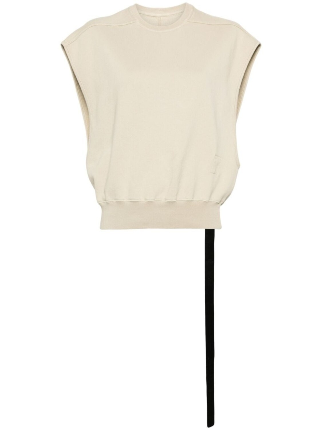 

Rick Owens DRKSHDW SL Tatlin cotton tank top, нейтральный цвет
