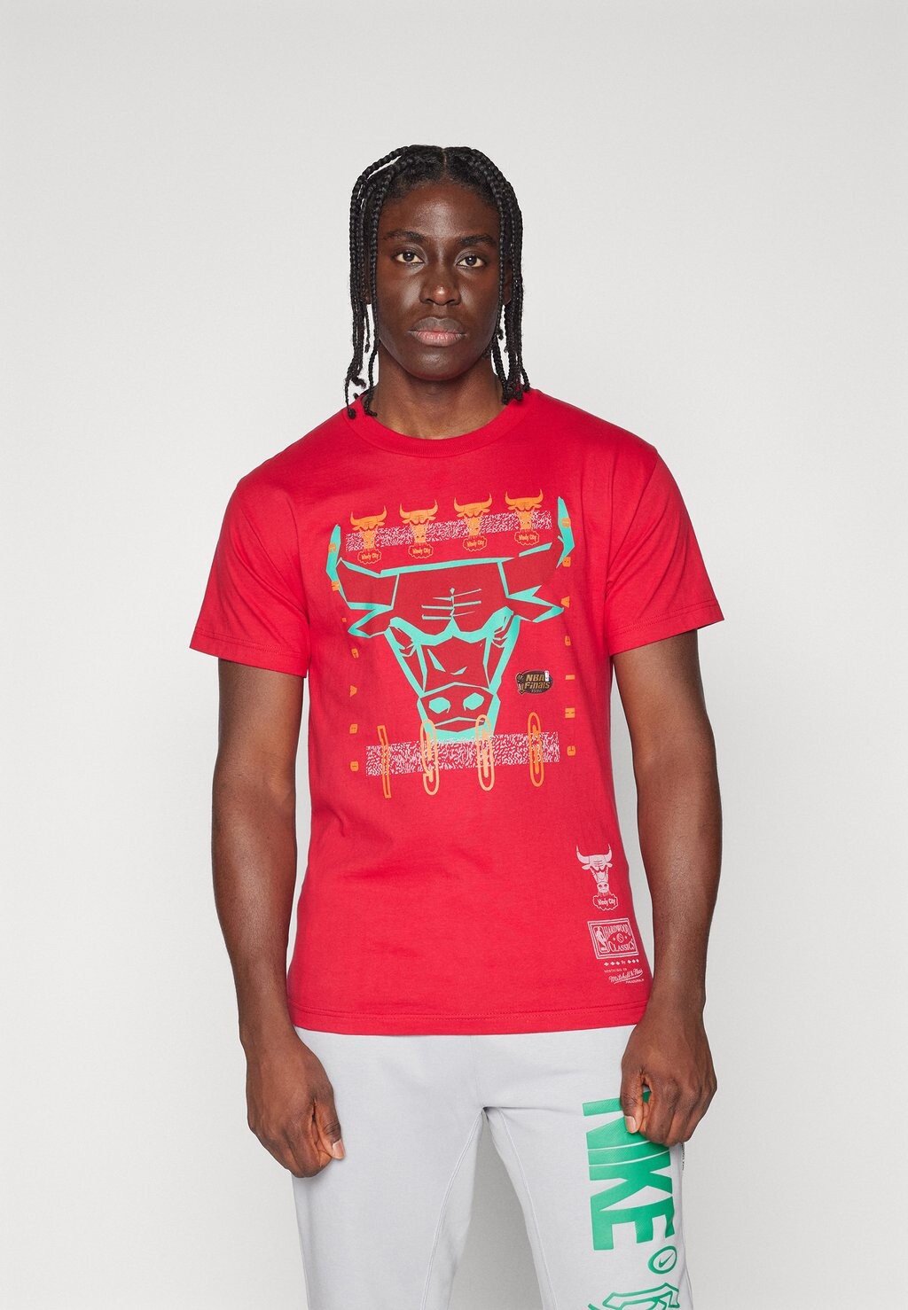 

Футболка с принтом NHL CHICAGO BLACKHAWKS PREMIUM POCKET TEE Mitchell & Ness, цвет scarlet