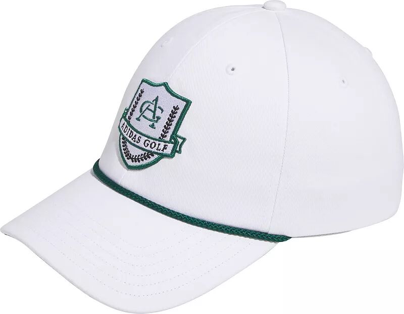 Мужская винтажная кепка для гольфа Adidas с шестью панелями, белый
