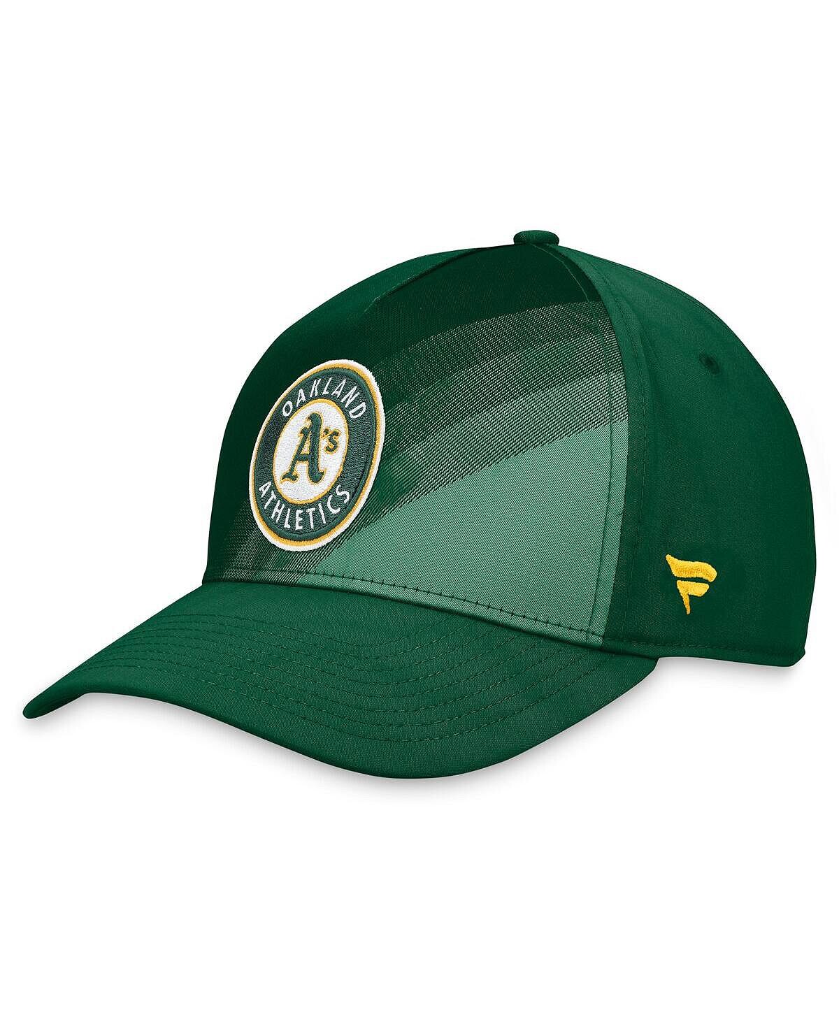 

Мужская фирменная зеленая кепка Oakland Athletics Iconic Flex с градиентом Fanatics