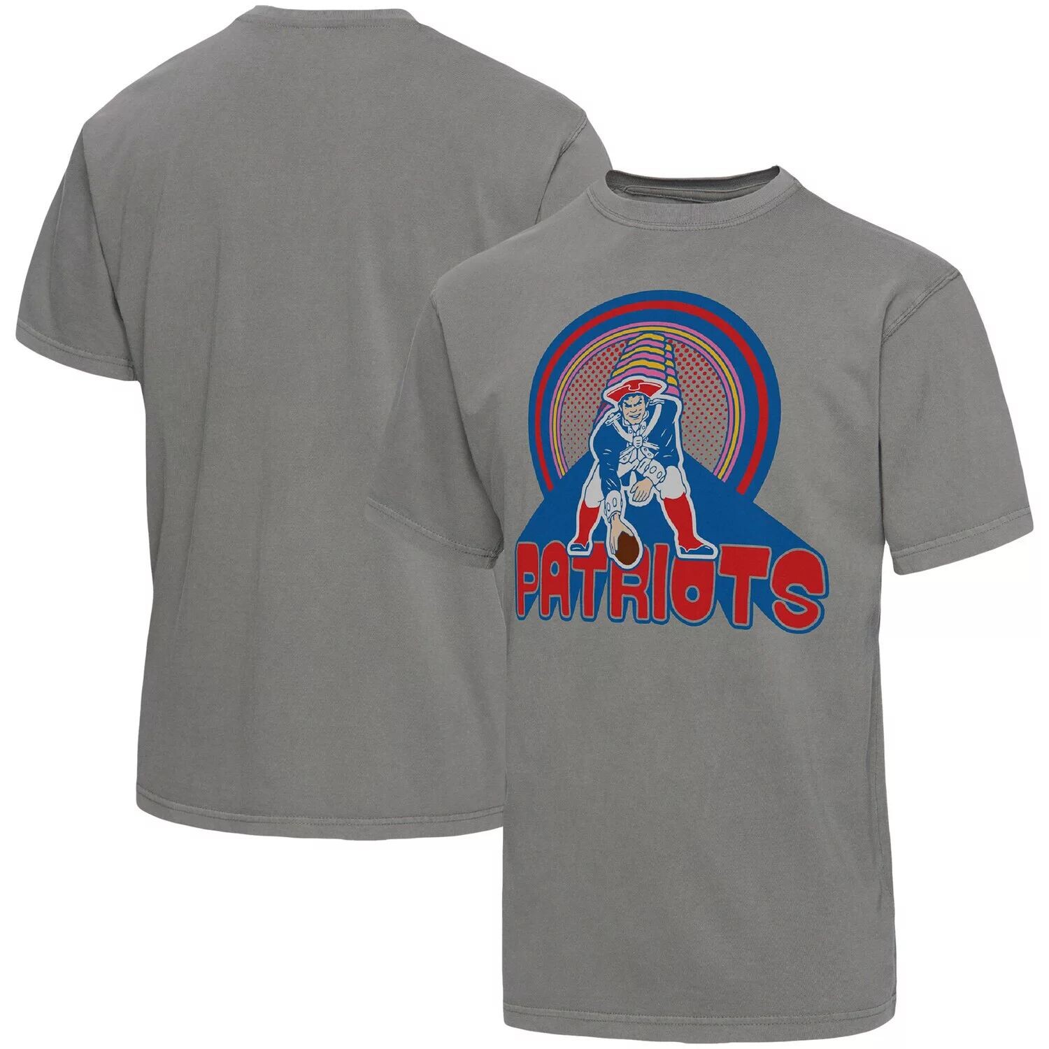 

Мужская графитовая футболка Junk Food New England Patriots Wonderland Infinity Vibe