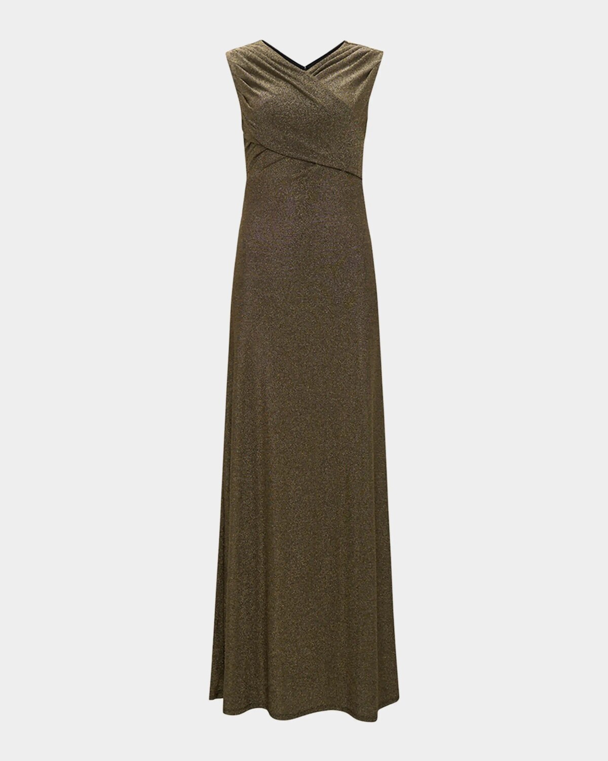 

Вечернее платье без рукавов со сборками Tomas Diane Von Furstenberg, цвет Golden Brown
