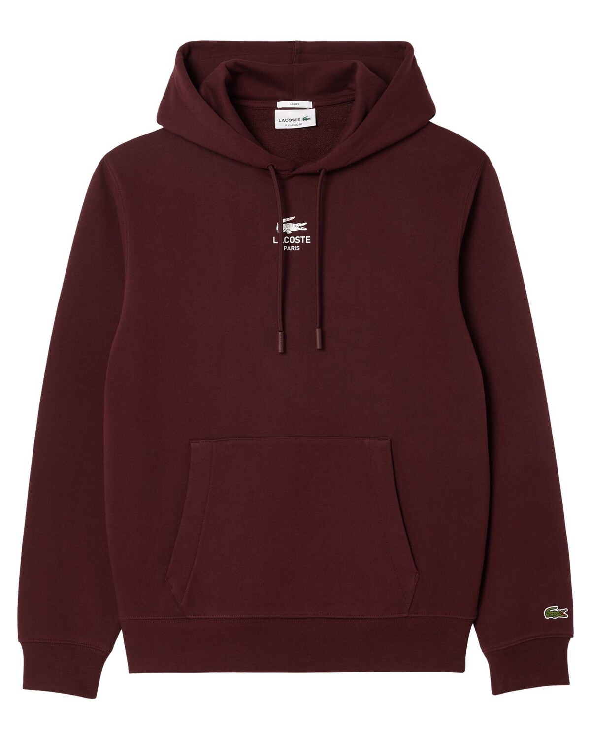 

Толстовка с капюшоном Lacoste, красный