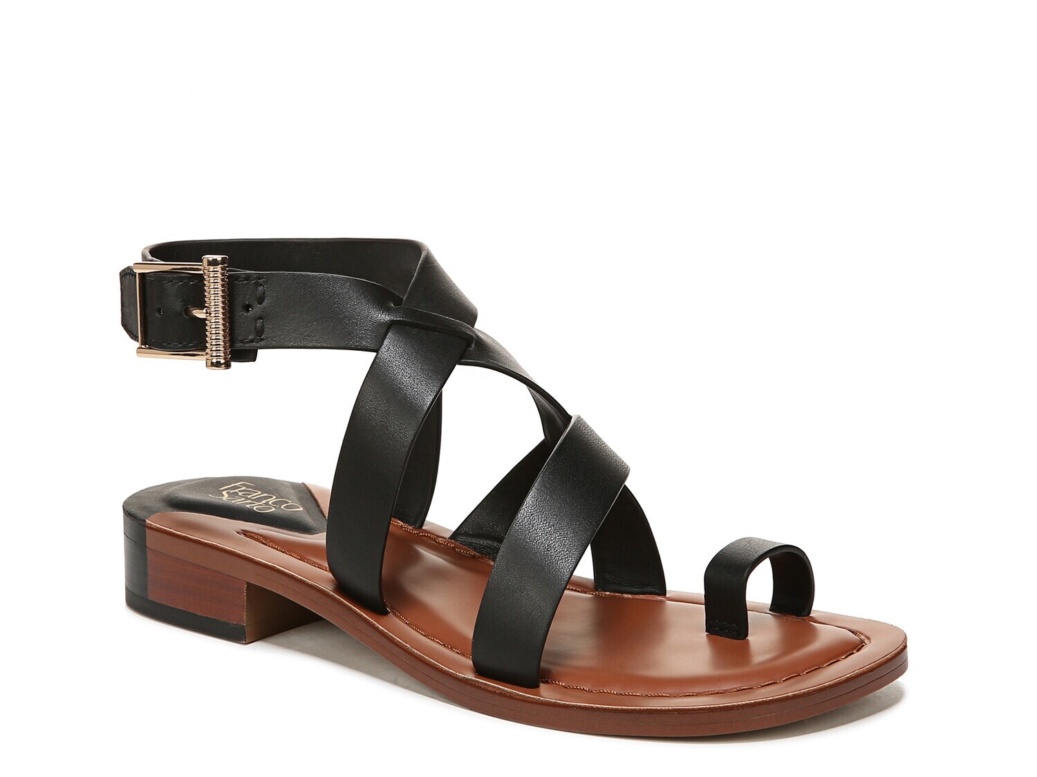 

Сандалии кожаные Franco Sarto Ina, черный
