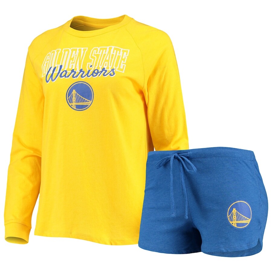 

Пижамный комплект Concepts Sport Golden State Warriors, золотой