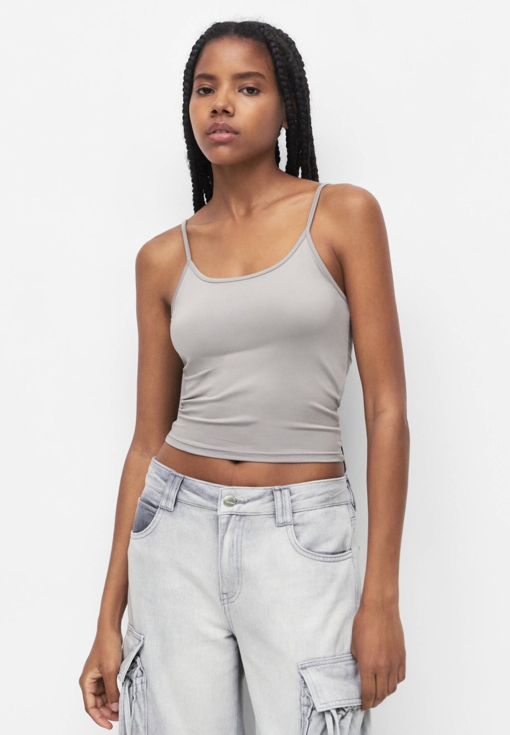 

Топ PULL&BEAR, бежевый