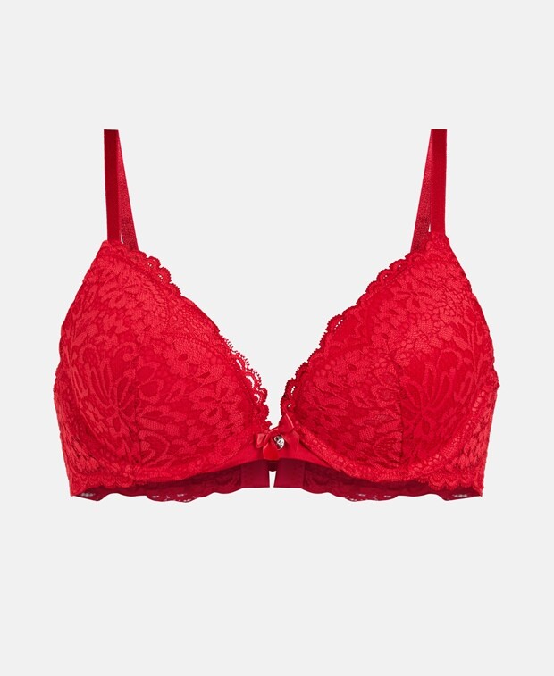 

Бюстгальтер пуш-ап, чашки AE Hunkemöller, красный