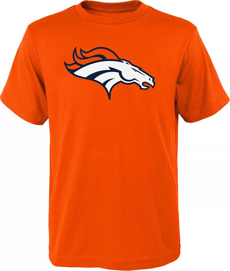 nfl team apparel молодежная футболка los angeles chargers showtime team цветная футболка Nfl Team Apparel Молодежная футболка Denver Broncos, оранжевая футболка с логотипом команды