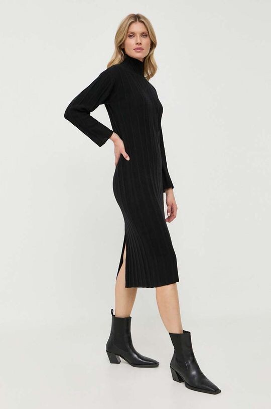 

Шерстяное платье Max Mara Leisure, черный