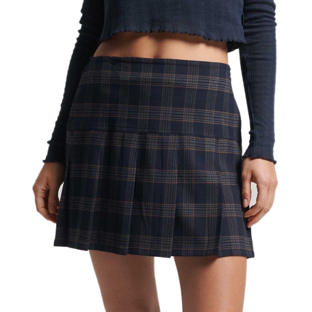 

Юбка мини Superdry Vintage Tweed Pleat, красный