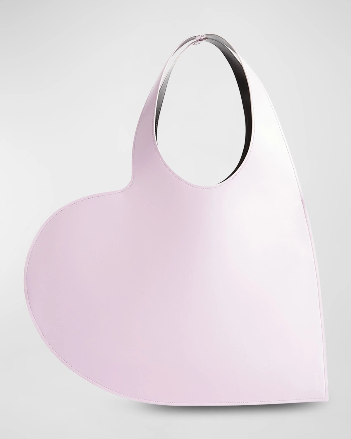 

Большая сумка-тоут из телячьей кожи с сердечком Coperni, цвет Light Pink