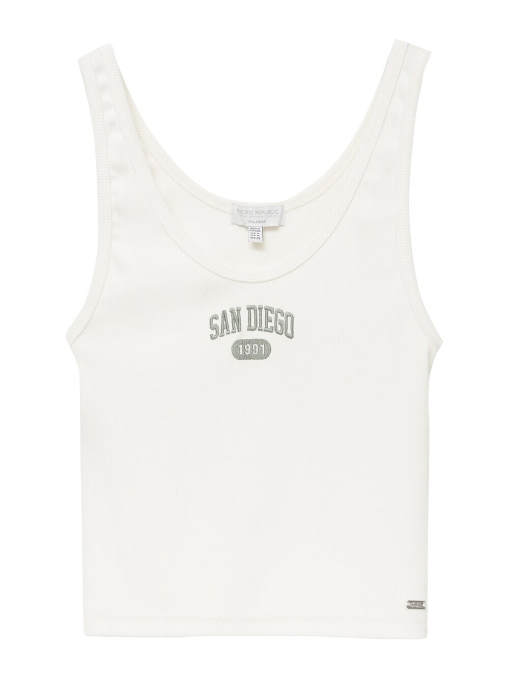 

Топ Pull&Bear, белый
